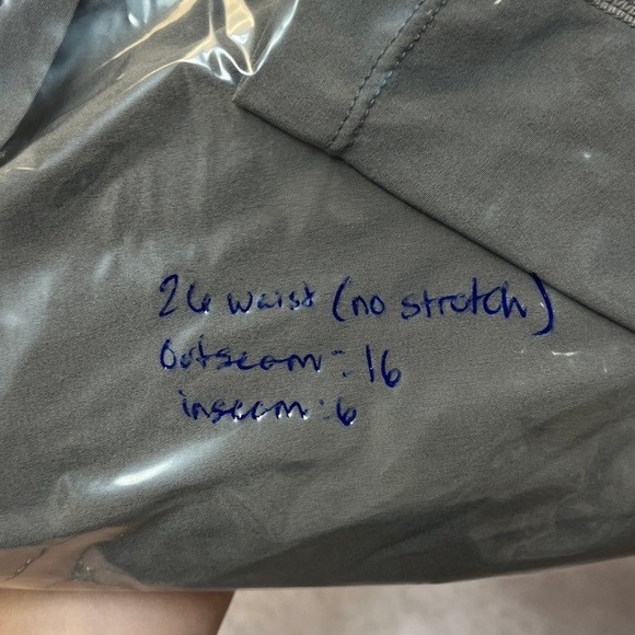 BirdDogs Mens Shorts Size S Gray Teal Line Lightweight Athletic Training Workout - Picture 6 of 6